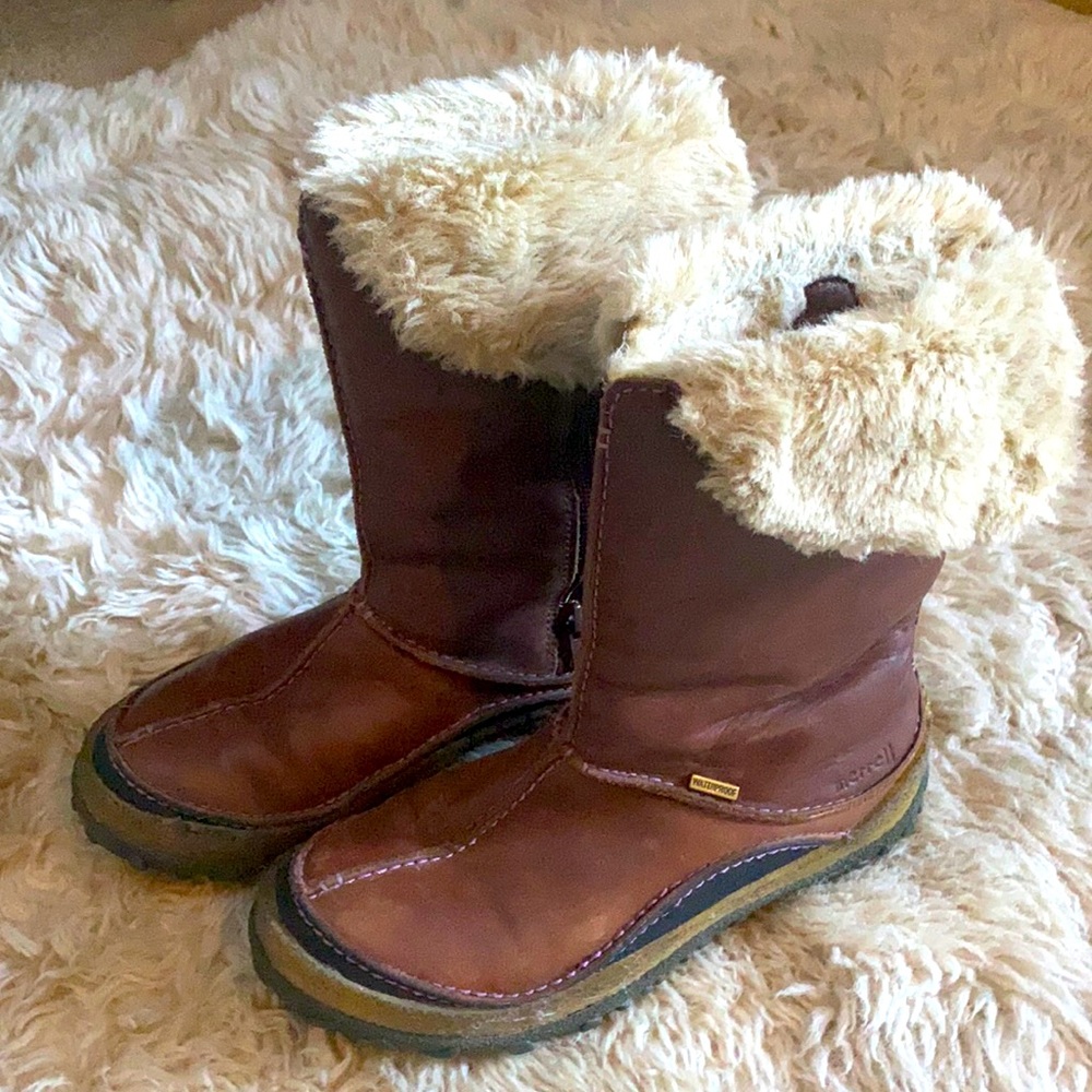 MERRELL OSLO BROWN LEATHER WATERPROOF BOOT